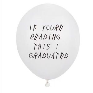 Drake graduation balloons